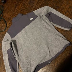 North face light purple dark purple jacket